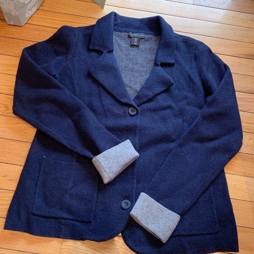 Adrienne Vittadini Navy sweater